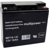multipower MP18-12I MP18-12I olovený akumulátor 12 V 18 Ah olovený so skleneným rúnom (š x v x h) 181 x 167 x 76 mm skrutkované M5 bezúdržbová, nebadateľné; 117380 multipower MP18-12I MP18-12I olovený akumulátor 12 V 18 Ah olovený so skleneným rúnom (š x v x h) 181 x 167 x 76 mm skrutkované M5 bezúdržbová, nebadateľné; 117380