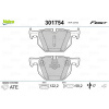 VALEO Sada brzdových platničiek kotúčovej brzdy VALEO 301754 VALEO Sada brzdových platničiek kotúčovej brzdy VALEO 301754