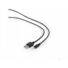Gembird CC-USB2-AMLM-2M USB 2.0 Lightning (IP5 a vyšší) nabíjecí a synchronizační, 2m, černý Gembird CC-USB2-AMLM-2M USB 2.0 Lightning (IP5 a vyšší) nabíjecí a synchronizační, 2m, černý