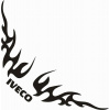 samolepka IVECO 282, Vnútorné / na okno, 40 x 40 cm - pár L+P (2 kusy) samolepka IVECO 282, Vnútorné / na okno, 40 x 40 cm - pár L+P (2 kusy)