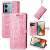 Peňaženkové kožené puzdro Cat and Dog na Xiaomi Redmi Note 13 - Ružová Peňaženkové kožené puzdro Cat and Dog na Xiaomi Redmi Note 13 - Ružová