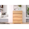 Visby Komoda Sandemo 4S80, 80 cm, buk (Barva: Přírodní) Visby Komoda Sandemo 4S80, 80 cm, buk (Barva: Přírodní)