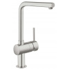 Grohe Minta Páková drezová batéria, supersteel 31375DC0-GR Grohe Minta Páková drezová batéria, supersteel 31375DC0-GR