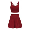Slazenger Bra Shorts Set Womens Tibetan Red 10 (38) Slazenger Bra Shorts Set Womens Tibetan Red 10 (38)