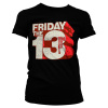Licenced Dámské tričko Friday The 13th Block Logo XL Licenced Dámské tričko Friday The 13th Block Logo XL