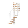 Minka STAIRS Priestorovo točité schodisko Metallica Smart buk/biela 130 x 78 cm Minka STAIRS Priestorovo točité schodisko Metallica Smart buk/biela 130 x 78 cm