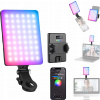 RGB LED lampa 5W Selfie Vlog + telefon CLIP 1/4 ISO Bluetooth NEEWER / VL67C RGB LED lampa 5W Selfie Vlog + telefon CLIP 1/4 ISO Bluetooth NEEWER / VL67C