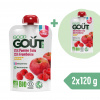 1+1 ZADARMO: Good Gout BIO Jablko s malinou (120 g) 1+1 ZADARMO: Good Gout BIO Jablko s malinou (120 g)