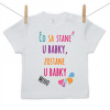 Boodyy Tričko s krátkym rukávom Čo sa stane u babky, zostane u babky 110 (4-5 rokov) Boodyy Tričko s krátkym rukávom Čo sa stane u babky, zostane u babky 110 (4-5 rokov)