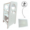 Kitchen helper učiaca veža pre deti, nastaviteľná plošina MDF, prírodný Kitchen helper učiaca veža pre deti, nastaviteľná plošina MDF, prírodný