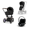 Cybex Platinum CYBEX ePriam 5.0 One Box + Cloud T Plus - Comfort Collection sepia black/rose gold 2026 Cybex Platinum CYBEX ePriam 5.0 One Box + Cloud T Plus - Comfort Collection sepia black/rose gold 2026