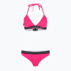 Dámske dvojdielne plavky EA7 Emporio Armani Logo Tape Bikini Triangle neon pink Dámske dvojdielne plavky EA7 Emporio Armani Logo Tape Bikini Triangle neon pink