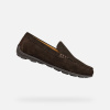 Dark brown men's moccasins Geox Spherica EC16 - Men's čierna | hnedá 45 GEOX 8058192253324 Dark brown men's moccasins Geox Spherica EC16 - Men's čierna | hnedá 45 GEOX 8058192253324