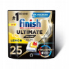 FINISH Kapsule do umývačky riadu Powerball Ultimate Plus AllIn1 Lemon 25 kusov FINISH Kapsule do umývačky riadu Powerball Ultimate Plus AllIn1 Lemon 25 kusov
