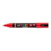 UNI POSCA fixka so štetcovým hrotom 1 - 4 mm, červená UNI POSCA fixka so štetcovým hrotom 1 - 4 mm, červená