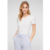 Dámske tričko s.OLIVER 04.899.32.6897 0100 Farba: Biela, Veľkosť: 42 Dámske tričko s.OLIVER 04.899.32.6897 0100 Farba: Biela, Veľkosť: 42