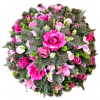 Luxusný umelý veniec Exclusive ruže, ľalie a doplnky 70cm Luxusný umelý veniec Exclusive ruže, ľalie a doplnky 70cm