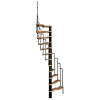 Minka STAIRS Priestorovo točité schodisko Suono buk/čierna 133 x 78 cm Minka STAIRS Priestorovo točité schodisko Suono buk/čierna 133 x 78 cm