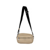 KLAUDIA dámska crossbody koženková kabelka taupe KLAUDIA dámska crossbody koženková kabelka taupe