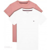 Dievčenské tričko 2Pack CN TEE SS UG0UG00307 0VP white/pink - Tommy Hilfiger 14/16 Dievčenské tričko 2Pack CN TEE SS UG0UG00307 0VP white/pink - Tommy Hilfiger 14/16