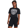 Under Armour Tričko Collegiate Crest Crop SS Grey MM Under Armour Tričko Collegiate Crest Crop SS Grey MM