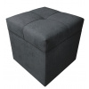 Taburetka Well Done s kockou na uskladnenie 1 mäkká 40x40 rôznych farieb Barva: 97 antracitová rôzne farby Taburetka Well Done s kockou na uskladnenie 1 mäkká 40x40 rôznych farieb Barva: 97 antracitová rôzne farby