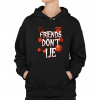 Friends don't lie – pre fanúšikov seriálu Stranger Things - dámska mikina s potlačou - Tričkový | XXL | Čierna | Mikina s kapucňou - damska Friends don't lie – pre fanúšikov seriálu Stranger Things - dámska mikina s potlačou - Tričkový | XXL | Čierna | Mikina s kapucňou - damska