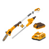 INGCO Nabíjateľný výškový záhradnícky strihač 460 mm a rezací stroj na konáre 200 mm 0-400 mm 20 V (1 x 2,0 Ah batéria + nabíjačka) INGCO Nabíjateľný výškový záhradnícky strihač 460 mm a rezací stroj na konáre 200 mm 0-400 mm 20 V (1 x 2,0 Ah batéria + nabíjačka)