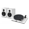 Pro-Ject JukeBox E1 HiFi Set White - Kompletní stereofonní audio systém s gramofonem Pro-Ject JukeBox E1 HiFi Set White - Kompletní stereofonní audio systém s gramofonem