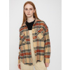 Brixton Bowery Classic Flannel (sand/burnt brick/black plaid) S, béžová Brixton Bowery Classic Flannel (sand/burnt brick/black plaid) S, béžová