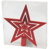 Červená hviezda MagicHome – vianočná ozdoba, 20 cm Červená hviezda MagicHome – vianočná ozdoba, 20 cm