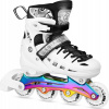Kolieskové Korčule 4v1 Rekreačné kolieskové korčule Korčule Na Ľad Nastaviteľné LED kolieskové korčule 35-38 NILS Kolieskové Korčule 4v1 Rekreačné kolieskové korčule Korčule Na Ľad Nastaviteľné LED kolieskové korčule 35-38 NILS