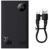 Baseus Adaman 2 Powerbank s digitálnym displejom 20000mAh 30W čierny PPAD050101 - Power bank Baseus Adaman 2 Powerbank s digitálnym displejom 20000mAh 30W čierny PPAD050101 - Power bank