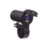 USB nabíjačka na motocykel 12/24V - 2x USB 4,2A s voltmetrom / vodeodolná na riadidlá USB nabíjačka na motocykel 12/24V - 2x USB 4,2A s voltmetrom / vodeodolná na riadidlá