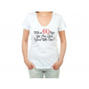 Divja Narodeninové tričko k 60 pre ženu - veľkosť S