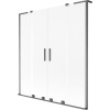 Mexen Velar L Duo vaňová zástenka 2-krídlová posuvná 140 x 150 cm, matná, gun gray kartáčovaná - 896-140-003-32-66 Mexen Velar L Duo vaňová zástenka 2-krídlová posuvná 140 x 150 cm, matná, gun gray kartáčovaná - 896-140-003-32-66