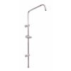 Sprchová tyč k batérii s hlavovou a ručnou sprchou, Chróm MD0763, RAV Slezák Sprchová tyč k batérii s hlavovou a ručnou sprchou, Chróm MD0763, RAV Slezák