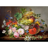 Castorland Still life with flowers and fruit basket 2000 dielov Castorland Still life with flowers and fruit basket 2000 dielov