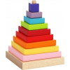 CUBIKA Farebná pyramída - drevené puzzle 9 dielov CUBIKA Farebná pyramída - drevené puzzle 9 dielov