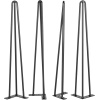 Vevor Hairpin nohy na stôl 50.8 cm, 3 tyče, 4 ks, 99.8 kg, čierna oceľ TZZT4PCS20YC3G001V0 Vevor Hairpin nohy na stôl 50.8 cm, 3 tyče, 4 ks, 99.8 kg, čierna oceľ TZZT4PCS20YC3G001V0