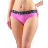 Gina Nohavičky bokové so širokým bokom 16172P - Pink L/XL Gina Nohavičky bokové so širokým bokom 16172P - Pink L/XL