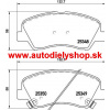 Hyundai ACCENT 08/2010- originálne predné platničky sada /TEXTAR/ Hyundai ACCENT 08/2010- originálne predné platničky sada /TEXTAR/