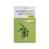 Korum Specimen Quick Snap Swivels - Large Korum Specimen Quick Snap Swivels - Large