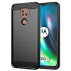 Techsuit Karbon Silikon Motorola Moto E7 Plus Moto G9 Play Čierny Techsuit Karbon Silikon Motorola Moto E7 Plus Moto G9 Play Čierny