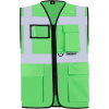 KORNTEX HI-VIS KXMF BERLIN / Reflexná multifunkčná vesta - neón green 5XL KORNTEX HI-VIS KXMF BERLIN / Reflexná multifunkčná vesta - neón green 5XL