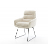 Jedálenská stolička Abelia-Flex s opierkami plyšový manšester krémovo Jedálenská stolička Abelia-Flex s opierkami plyšový manšester krémovo