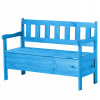 Lavica s operadlom, drevo 120 x 49 cm Lavica s operadlom, drevo 120 x 49 cm