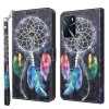 Peňaženkové kožené puzdro PAINTED na Oppo A54 / A54s - Colorful Dreamcatcher Peňaženkové kožené puzdro PAINTED na Oppo A54 / A54s - Colorful Dreamcatcher