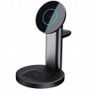 AppleKing s36 3v1 magnetický bezdrôtový stojan pre iPhone / Apple Watch / AirPods - 15W - čierny - možnosť vrátiť tovar ZADARMO do 30tich dní AppleKing s36 3v1 magnetický bezdrôtový stojan pre iPhone / Apple Watch / AirPods - 15W - čierny - možnosť vrátiť tovar ZADARMO do 30tich dní