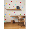 Farebné nálepky na stenu - Bodky, guličky - 45 ks Farebné nálepky na stenu - Bodky, guličky - 45 ks